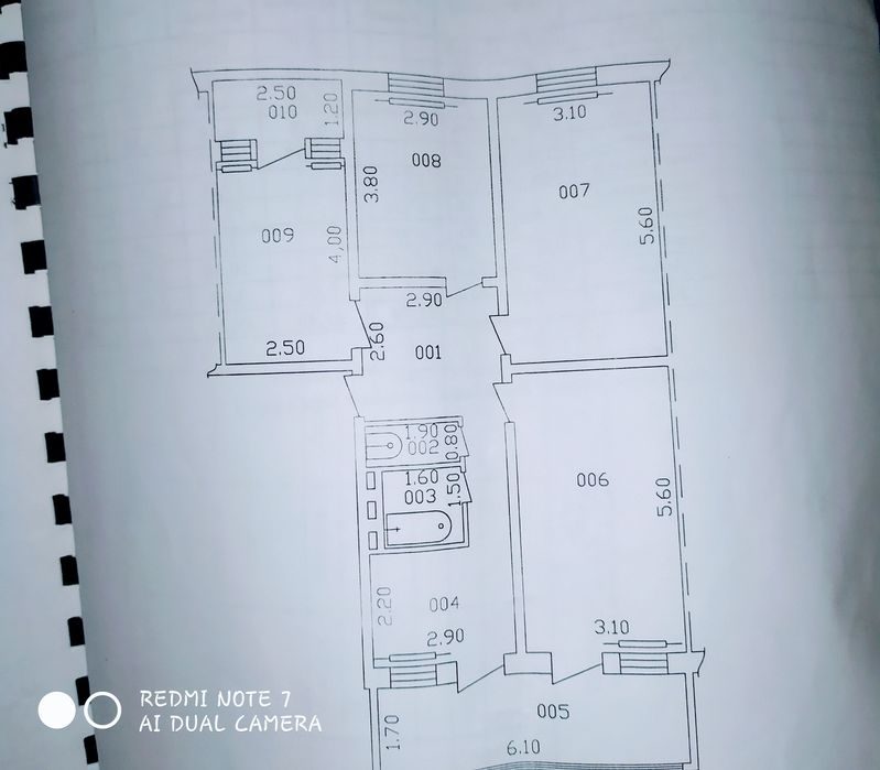 4-комнатная квартира, 90 м², Нукус, на продажу