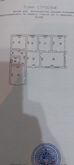 5-комнатный дом, 1200 м², Нукус, на продажу