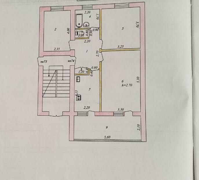 3-комнатная квартира, 72 м², Алмалык, на продажу