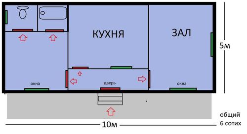 3-комнатная дача, 600 м²