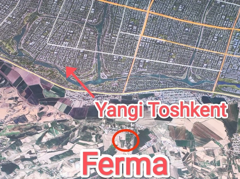 Yangi Toshkent. Ferma sotiladi.( 1,25 Gektar) Продается ферма