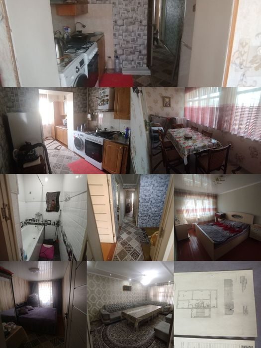 3-комнатная квартира, 76 м², Ангрен, на продажу