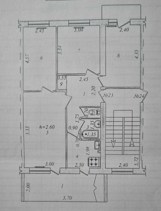 4-комнатная квартира, 64.27 м², Ахангаран, на продажу