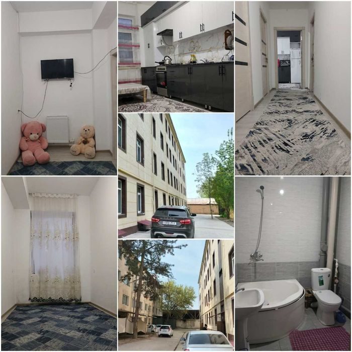 3-комнатная квартира, 63 м², Зангиата, на продажу