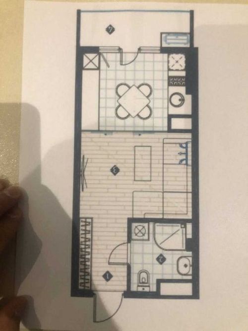 1-xonali kvartira, 30 m²