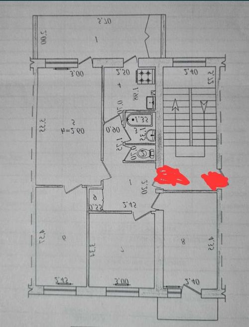 4-room apartment, 80 m²
