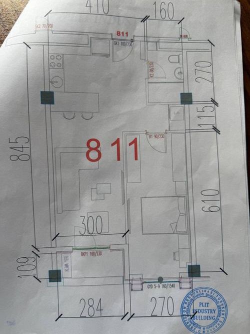 2-комнатная квартира, 57 м²