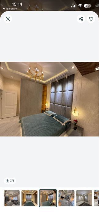 3-xonali kvartira, 80 m², Toshkent, Mirzo Ulug‘bek tumani, ijaraga