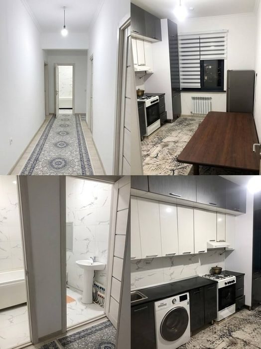 3-xonali kvartira, 100 m², Toshkent, Sergeli tumani, ijaraga