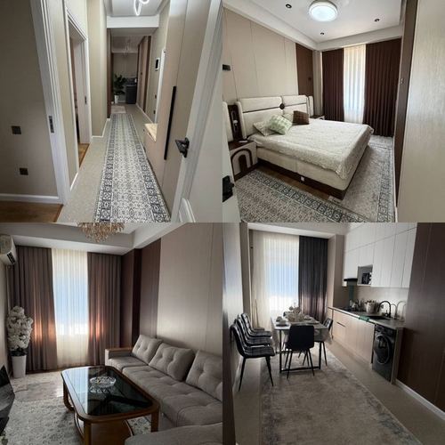 2-xonali kvartira, 55 m²