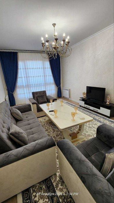 2-xonali kvartira, 56 m²