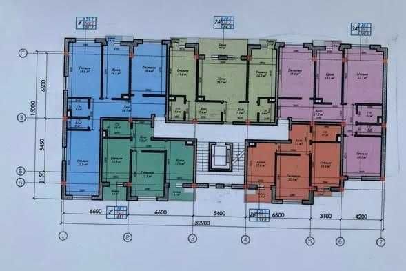 3-комнатная квартира, 107 м², Ташкент, Яшнабадский район, на продажу