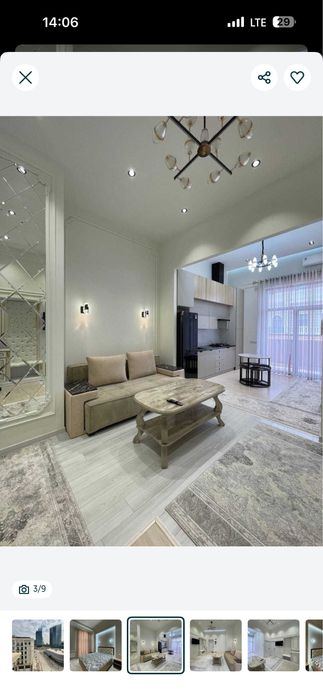 3-xonali kvartira, 80 m²