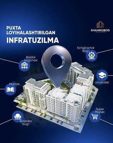 3-room apartment, 80 m², Tashkent, Mirzo Ulugbek District, for sale