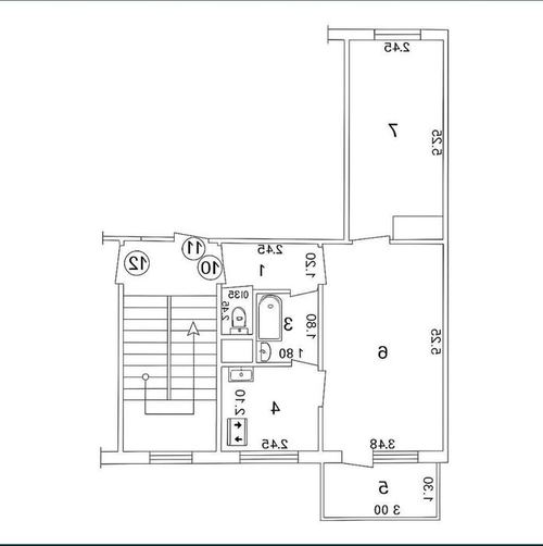 2-xonali kvartira, 48 m²