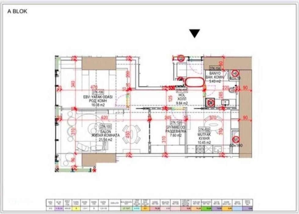 3-xonali kvartira, 74 m², Toshkent, Shayxontohur tumani, sotuvga