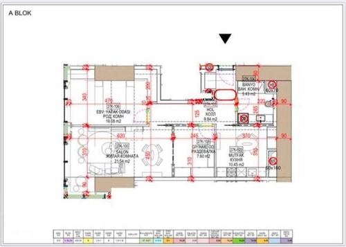 3-xonali kvartira, 74 m²