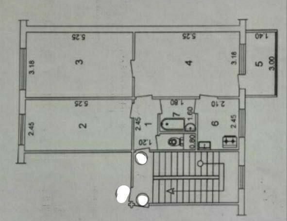3-xonali kvartira, 64 m², Toshkent, Mirzo Ulug‘bek tumani, sotuvga