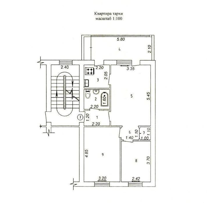 3-xonali kvartira, 70 m², Toshkent, Mirzo Ulug‘bek tumani, sotuvga