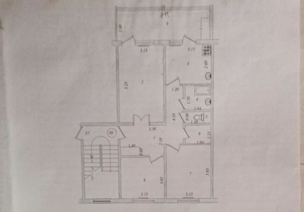 3-xonali kvartira, 77 m², Toshkent, Sergeli tumani, sotuvga