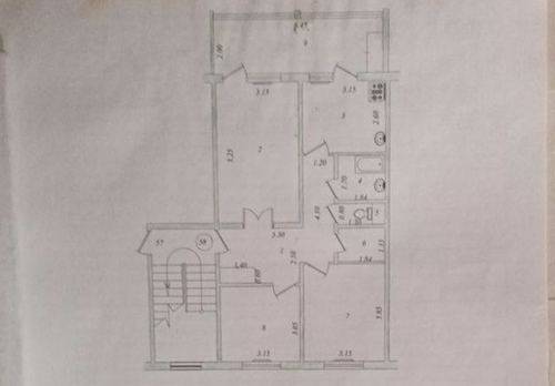 3-xonali kvartira, 77 m²