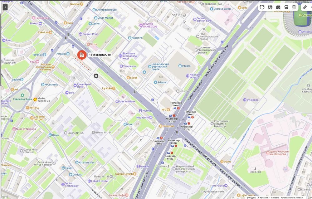 2-xonali kvartira, 64 m², Toshkent, Chilonzor tumani, sotuvga