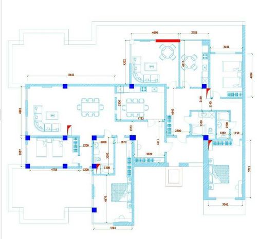 7-xonali kvartira, 277 m²