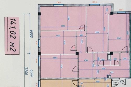 4-комнатная квартира, 141 м²