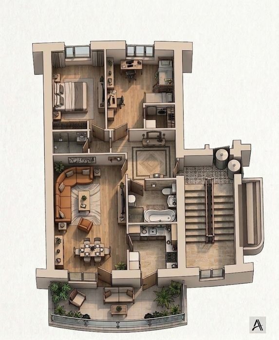3-room apartment, 70 m², Tashkent, Mirzo Ulugbek District, for sale