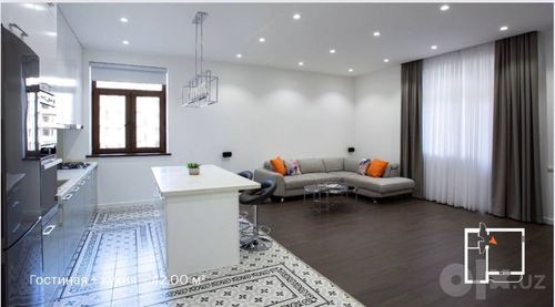 2-xonali kvartira, 70 m²