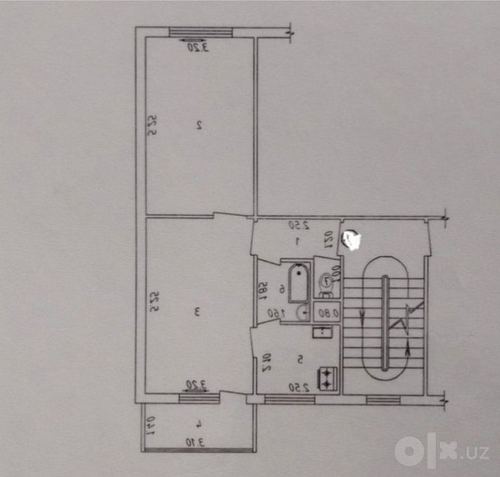 2-room apartment, 53 m²