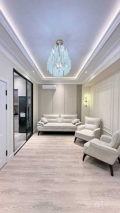 2-xonali kvartira, 55 m²