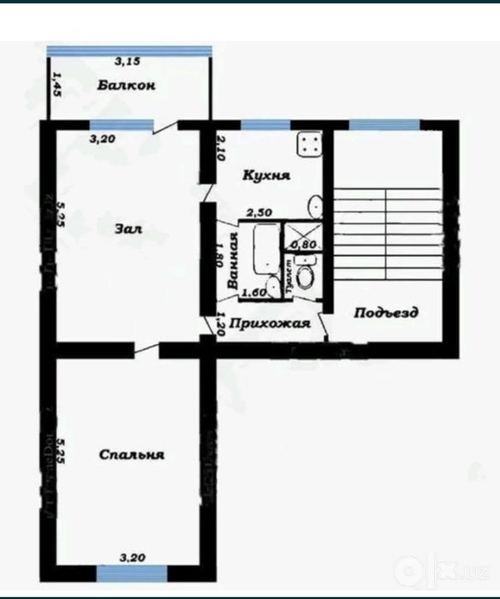 2-комнатная квартира, 48 м²
