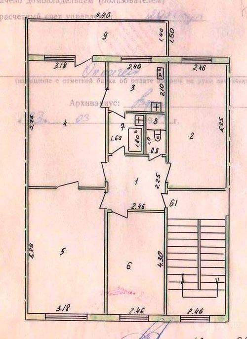 4-room apartment, 70 m²