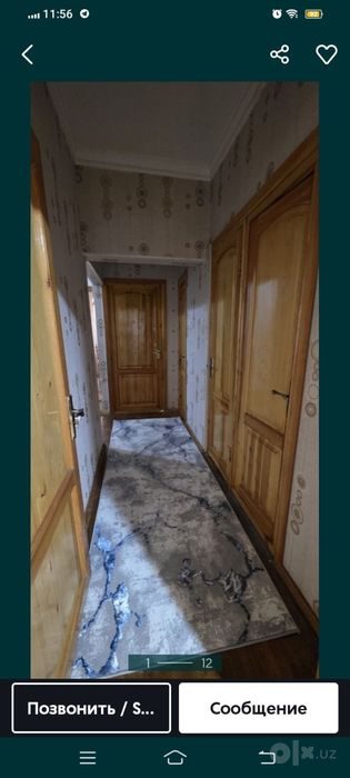 3-комнатная квартира, 80 м², Ташкент, Мирзо-Улугбекский район, в аренду