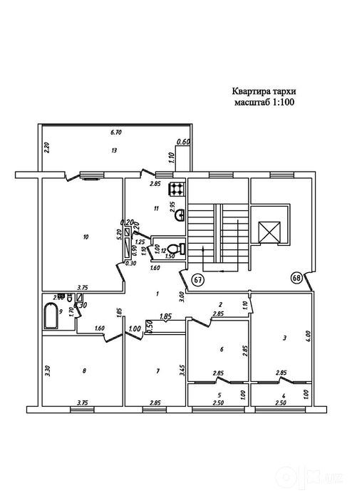5-room apartment, 110 m²