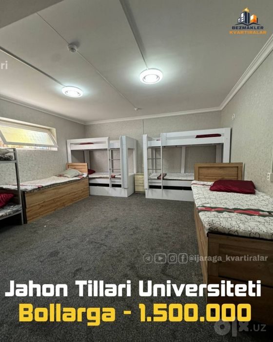 3-room apartment, 50 m², Tashkent, Chilanzar District, for rent