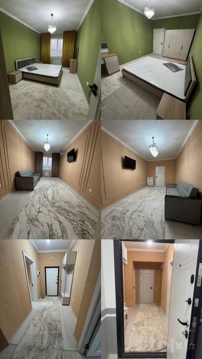2-room apartment, 62 m², Tashkent, Bektemir District, for rent