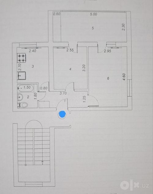 2-комнатная квартира, 49 м²