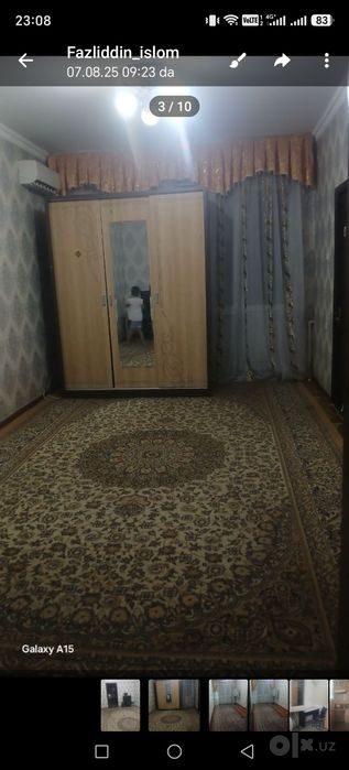 2-room apartment, 40 m², Tashkent, Chilanzar District, for rent