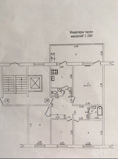 4-комнатная квартира, 103 м²