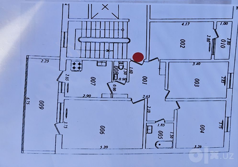 4-room apartment, 94 m², Tashkent, Chilanzar District, for sale
