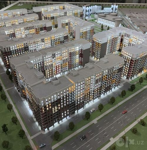2-xonali kvartira, 55.5 m²