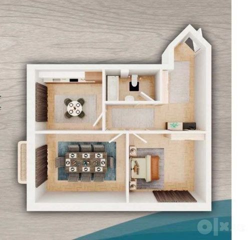 2-room apartment, 59 m²