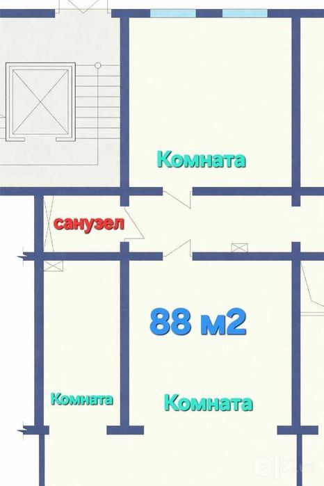 Нежилой Метро Хамза 88м2