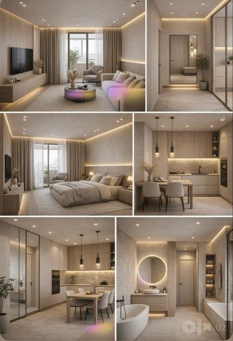 2-xonali kvartira, 78 m²