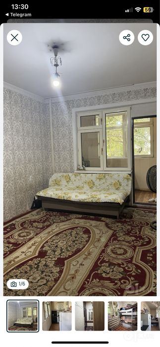 1-room apartment, 38 m²