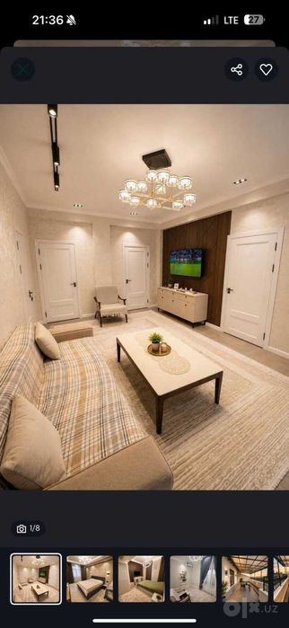 3-комнатная квартира, 107 м²