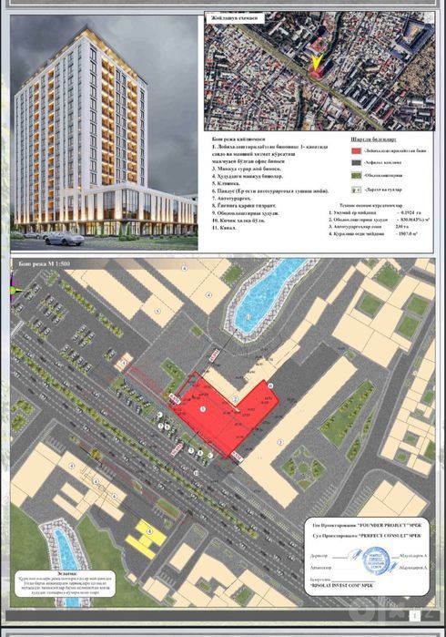 ЯККАСАРАЙ продается земельный участок 19 соток ОФИС, Бизнес Центр