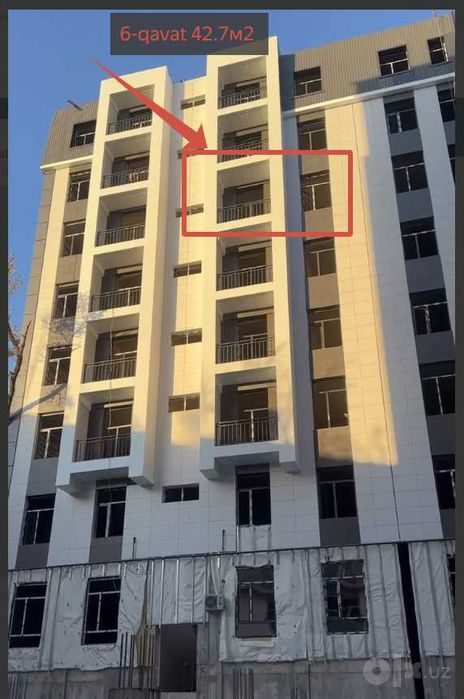 2-комнатная квартира, 42.7 м², Ташкент, Яшнабадский район, на продажу